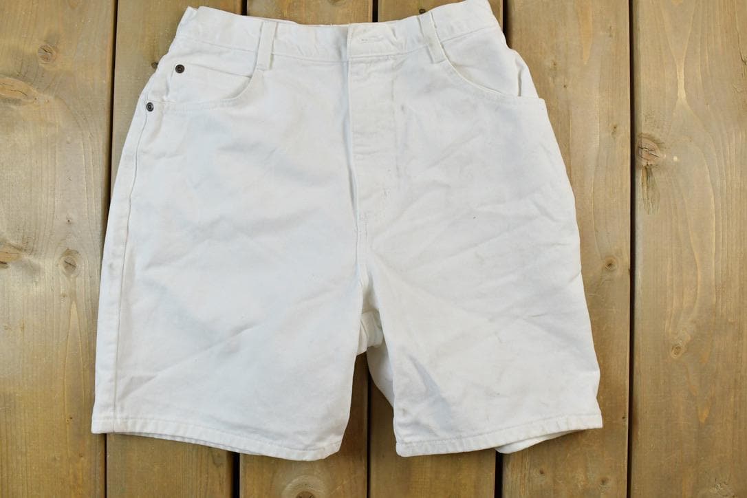 Vintage 1990s St Johns Bay White Jean Shorts