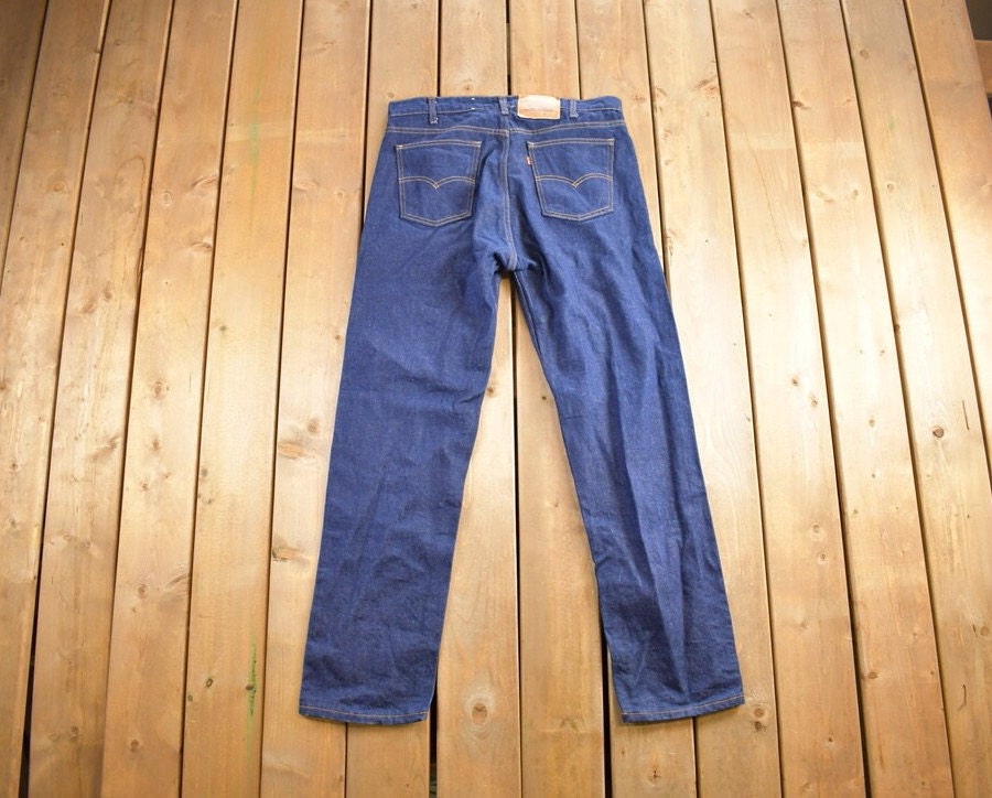 Vintage 1980s Levi's Orange Tab Jeans Size 38x32