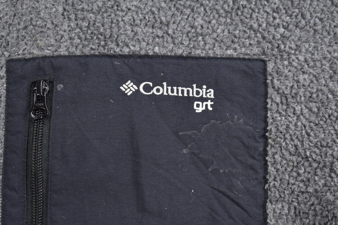 Vintage 1990s Columbia Fleece Zip Up Sweater