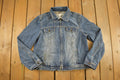 Vintage 1990s Crazy Horse Denim Jean Jacket
