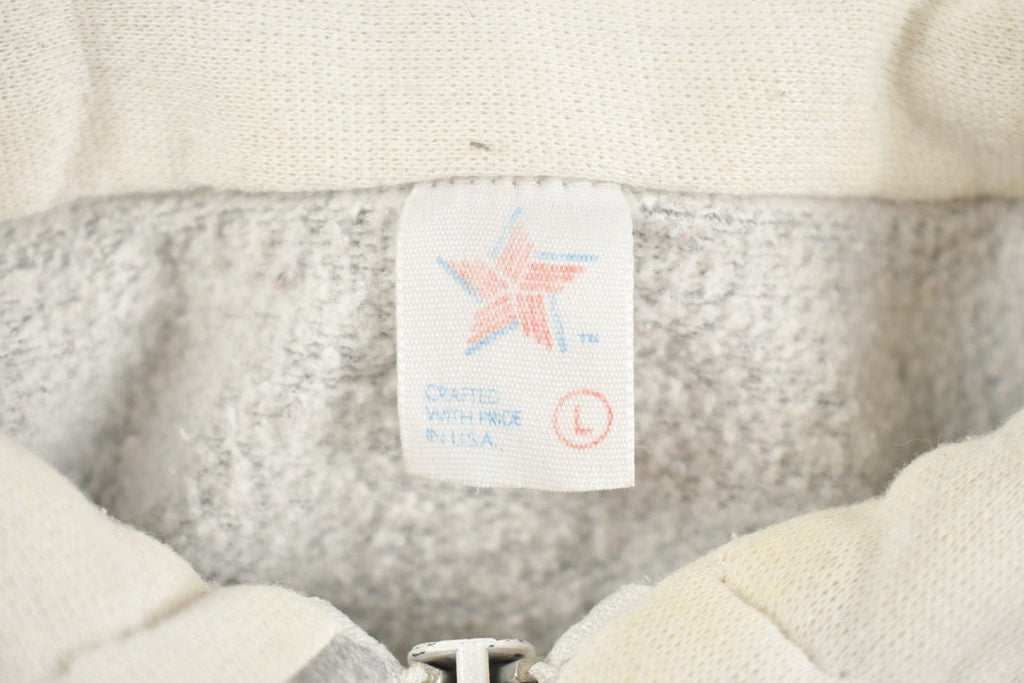 Vintage 1989 San Francisco 'I Survived The Earthquake' Quarter Zip Collared Sweatshirt