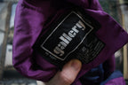Vintage 1990s Purple Full Length Down Fill Puffer Jacket
