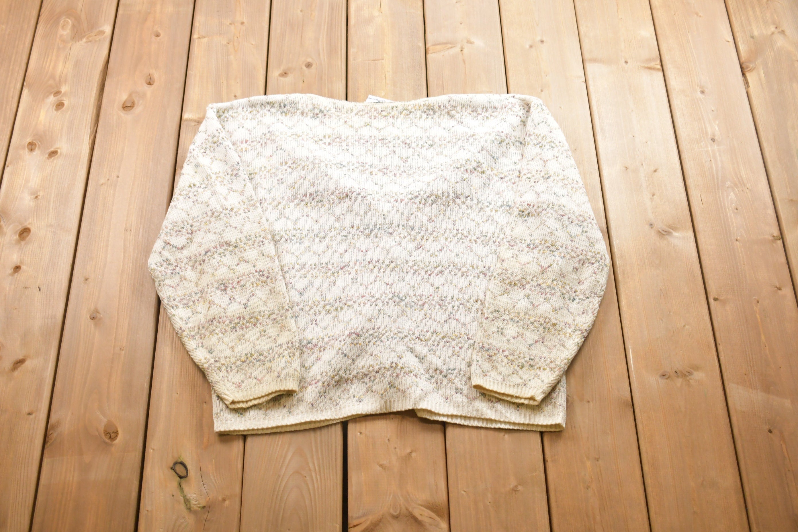 Vintage Knitted Croft and Barrow Cardigan Sweater