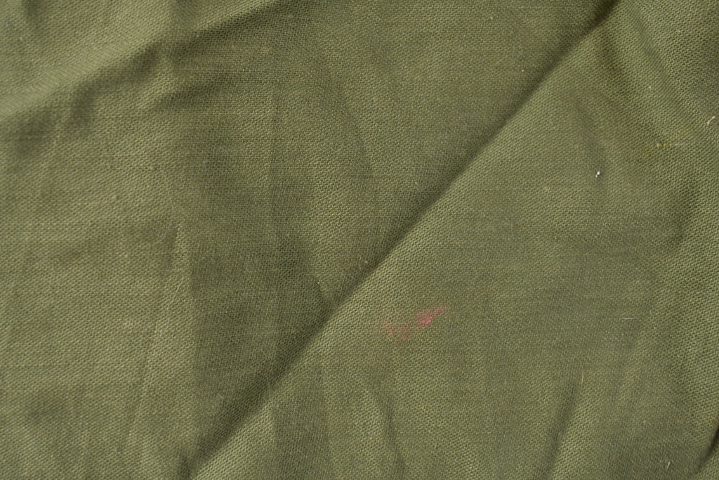 Vintage 1970s Army Military Green Button Up Shirt