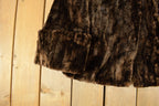 Vintage 1970s Plymouth Fur Sheared Beaver Fur Coat Adult M