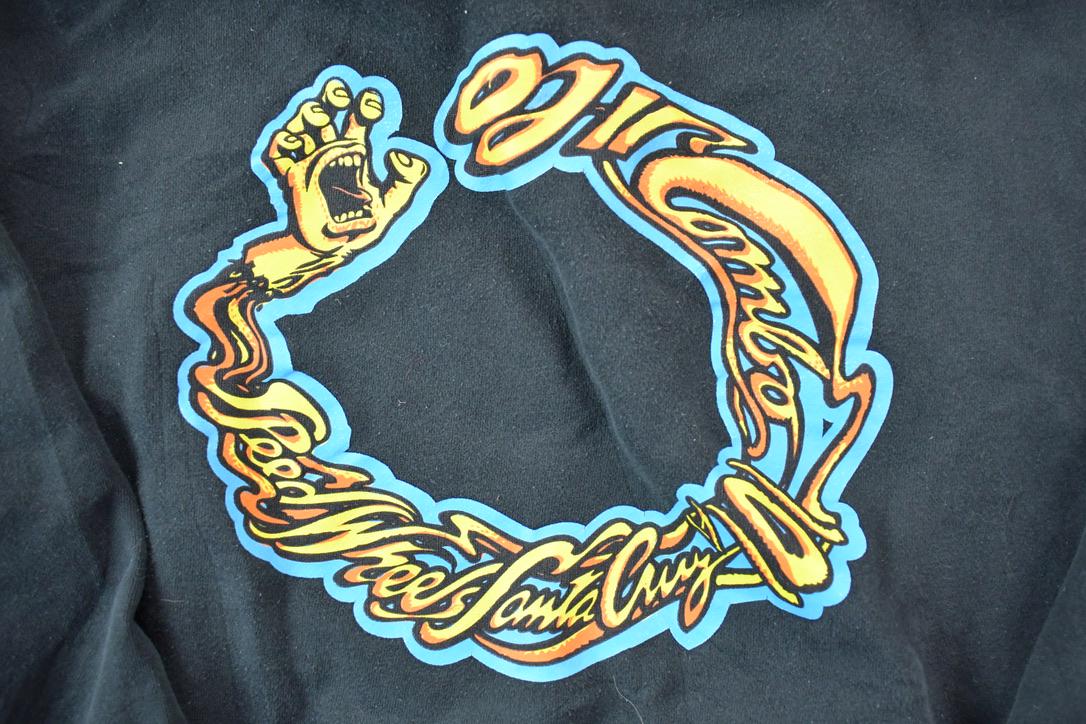 Vintage 1990s Santa Cruz Skateboarding Graphic Hoodie