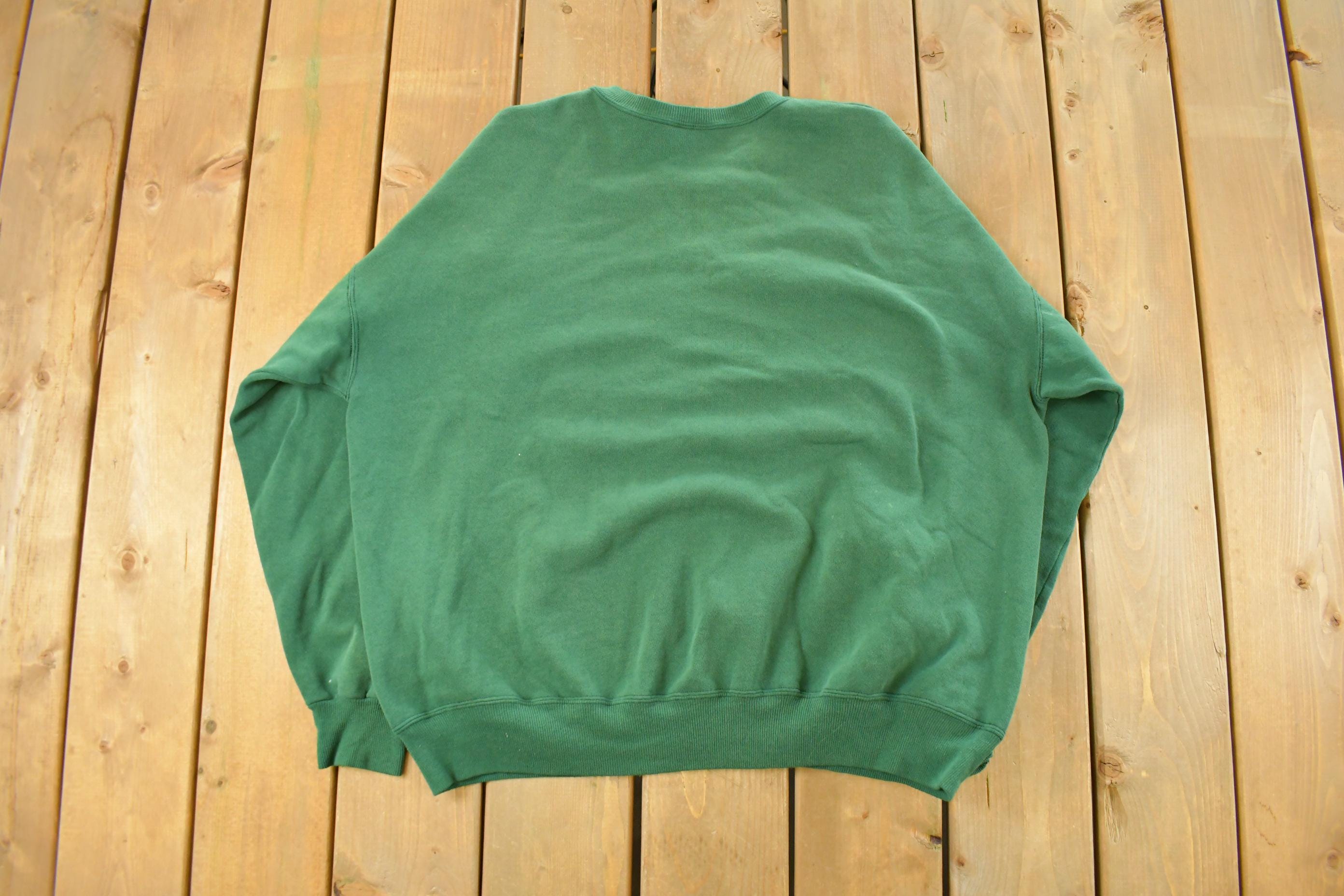 Vintage 1990s Hanes Premium Weight Blank Crewneck Sweatshirt Men's XL