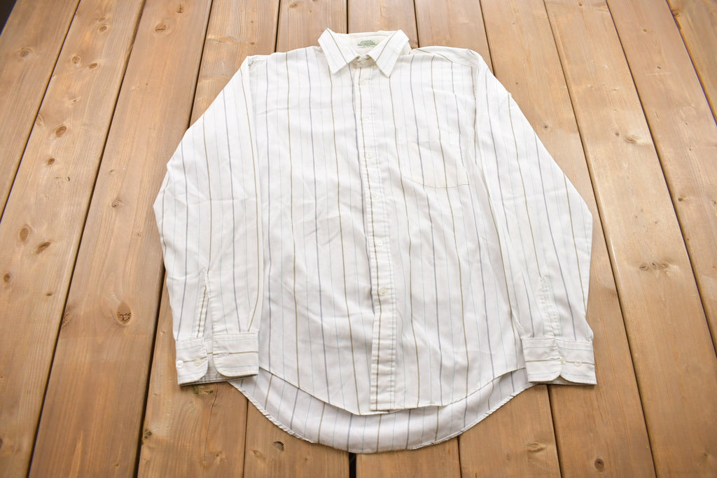 Vintage 1990s Cricketeer Button Up Dress Shirt