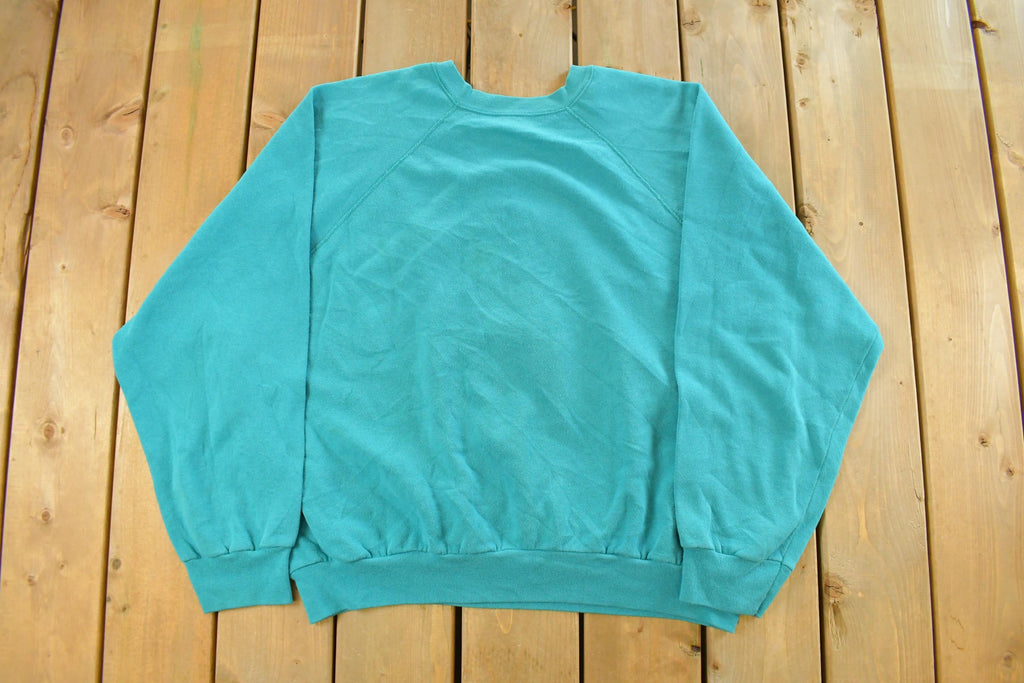 Vintage 1990s Tultex Blank Crewneck Sweatshirt Men's 2XL