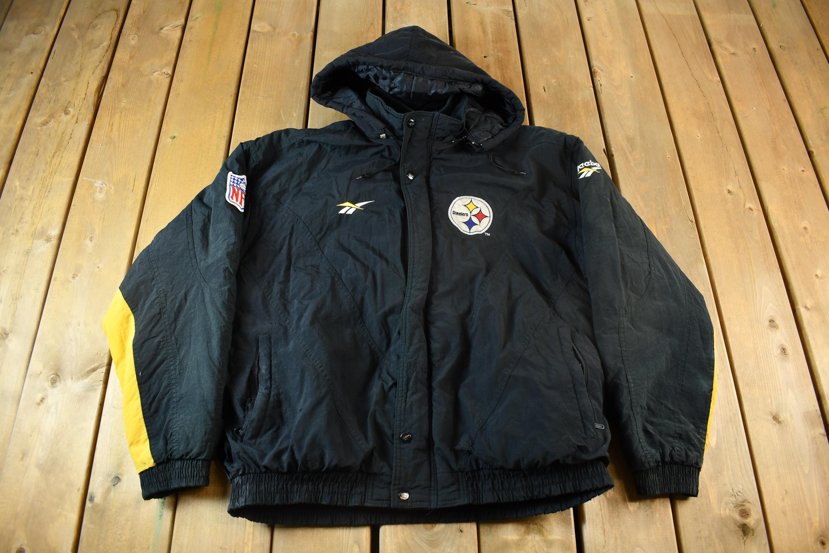 Vintage 1990s Pittsburgh Steelers NFL Reebok Jacket