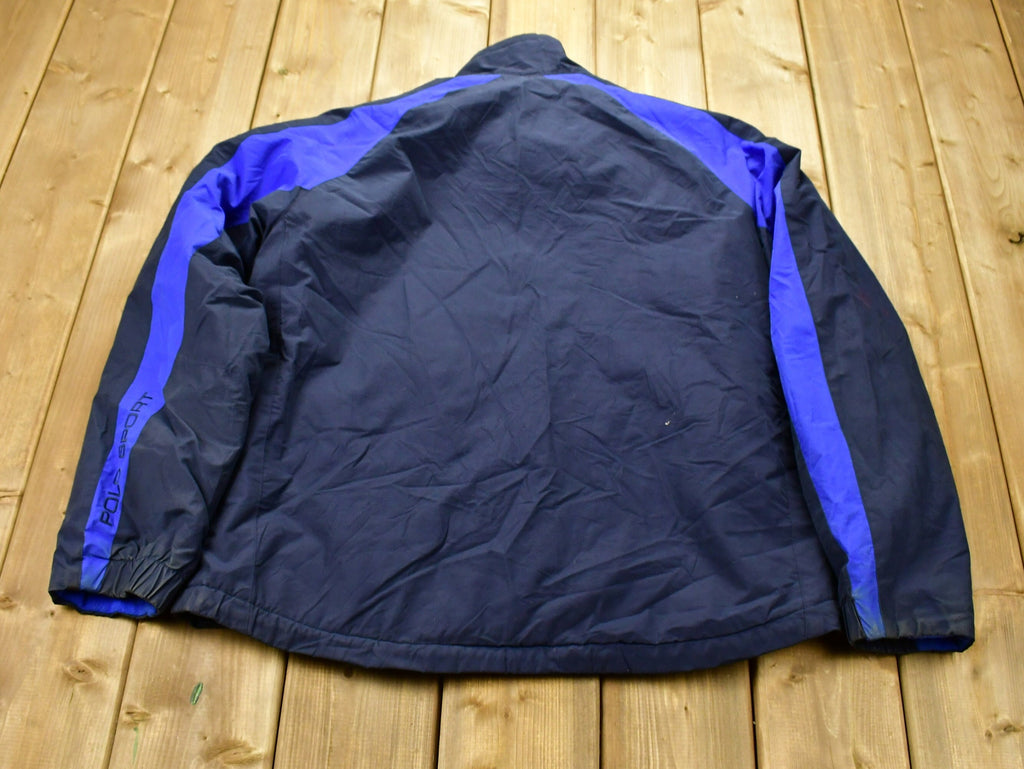 Vintage 1990s Polo Sport Ralph Lauren Reversible Windbreaker Jacket