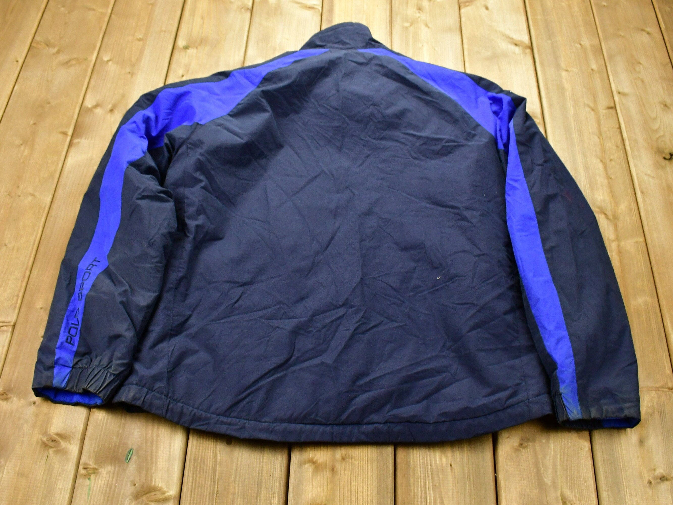 Vintage 1990s Polo Sport Ralph Lauren Reversible Windbreaker Jacket