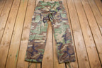 Vintage 2001 Military Woodland Camouflage Cargo Pocket Pants 35 x 31