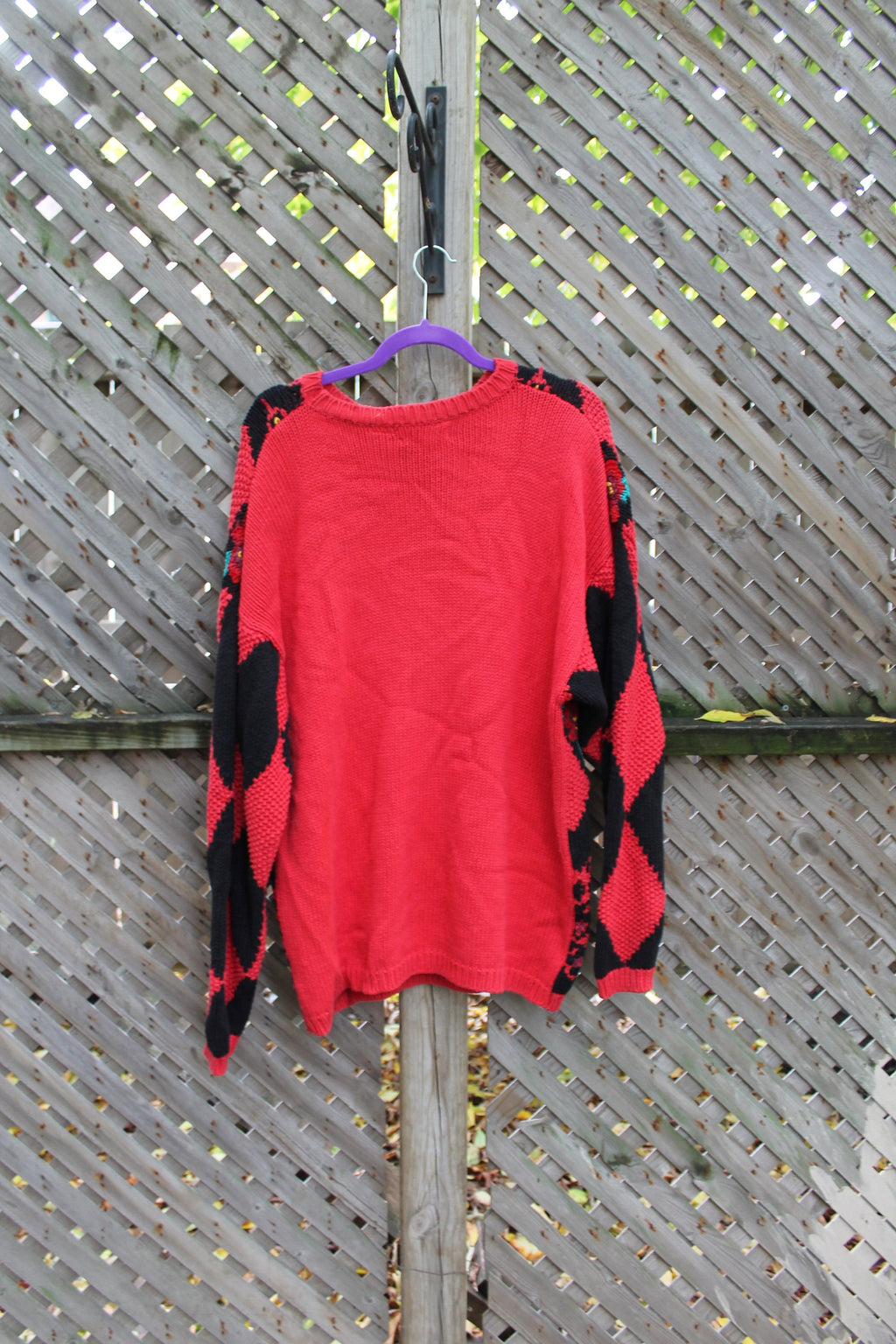 Vintage 1990s All Over Pattern Crewneck /