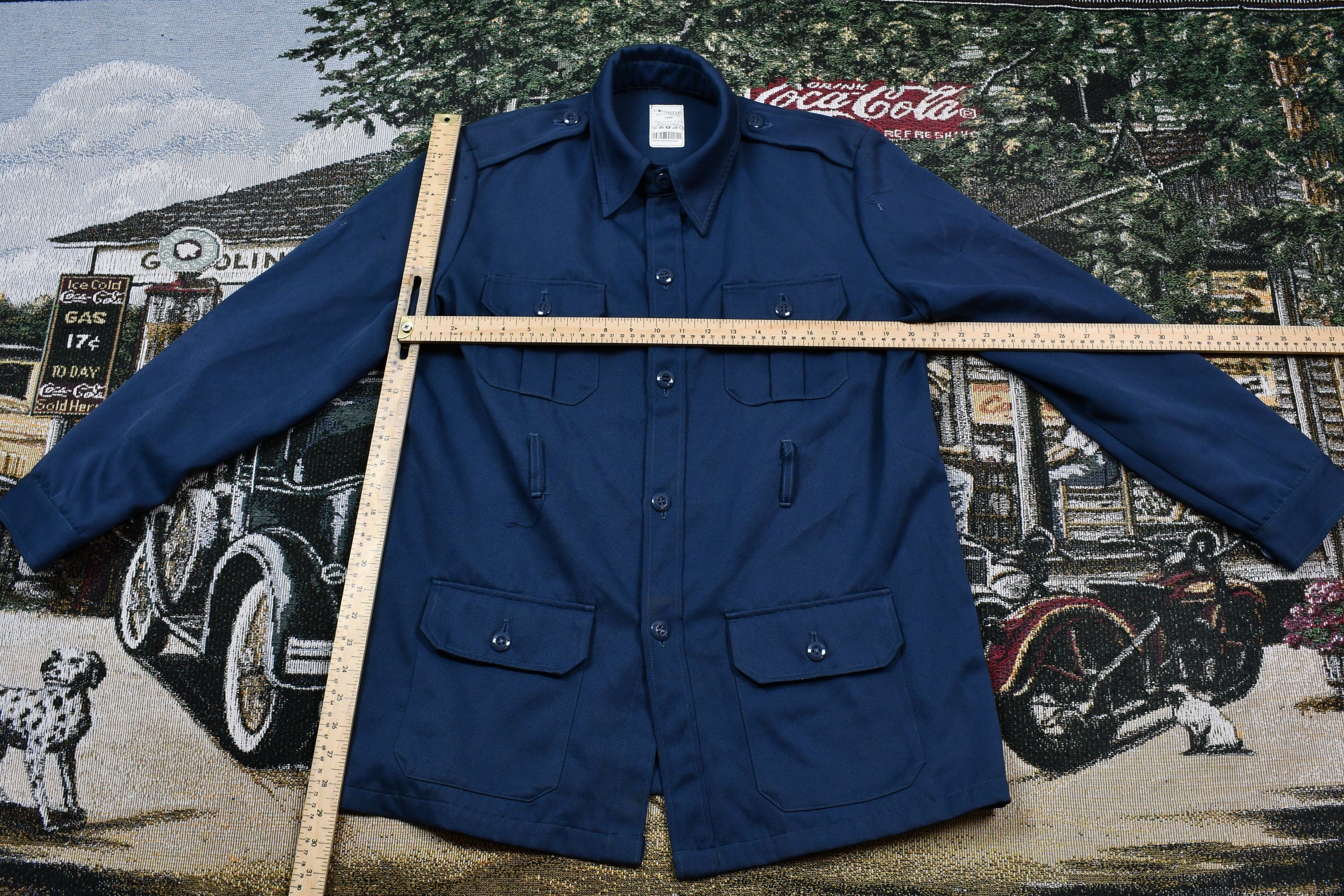 Vintage Logistik Button Up Shirt Jacket