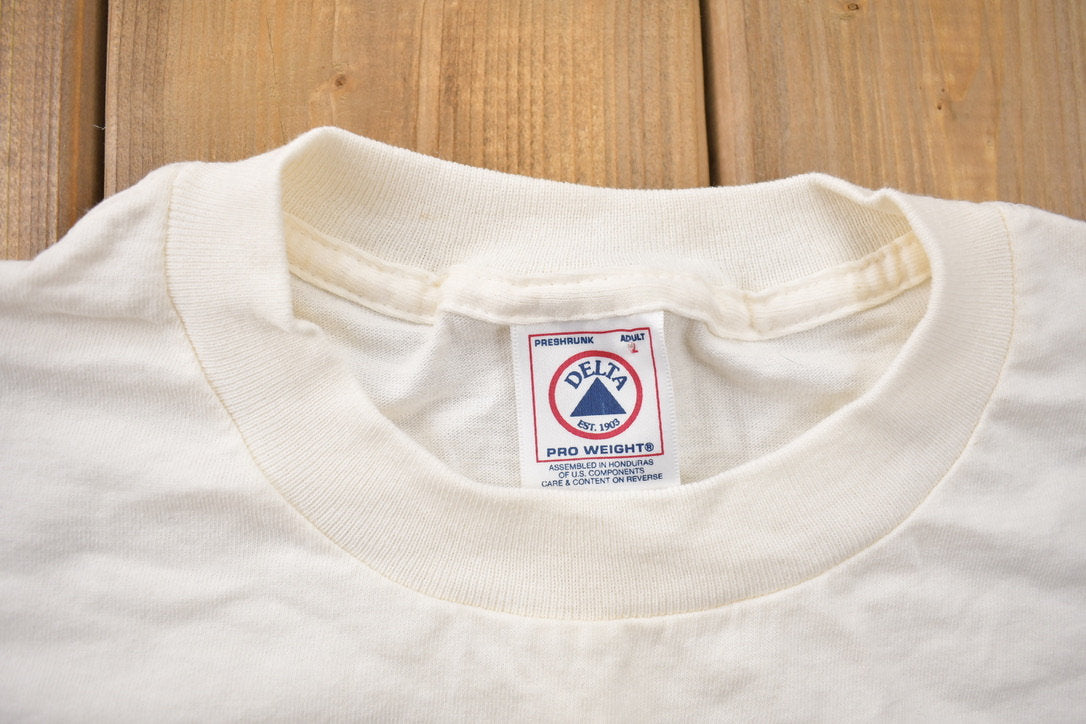 Vintage 1990s Cape Cod Flowers Souvenir T Shirt
