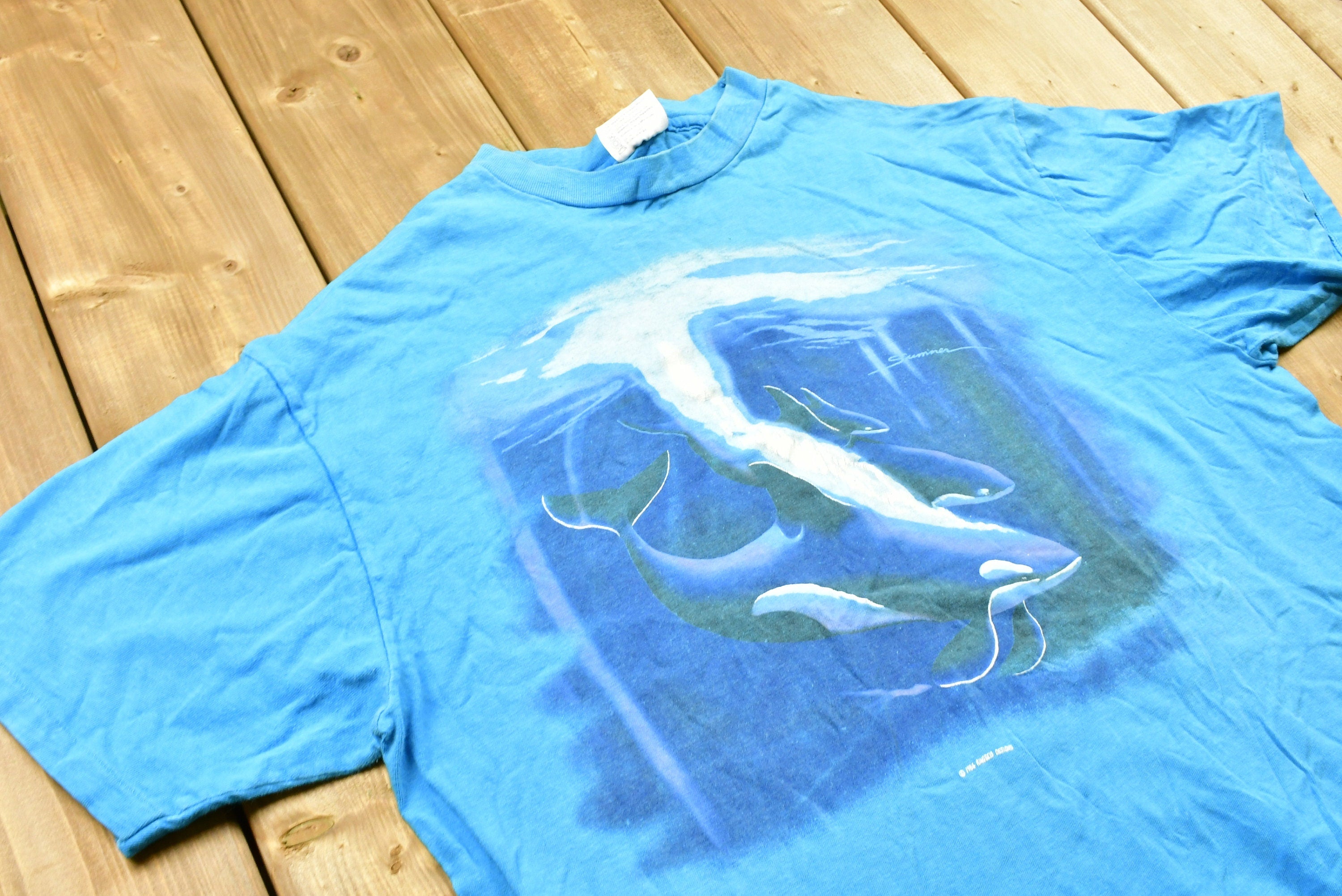 Vintage 1986 Orca Painting T-Shirt