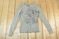 Women Vintage Vigoss Y2K Graphic Print T-Shirt / Vigoss Grunge Skull Print / Contrast Stitch / Internet Famous Clothing / Over Dyed