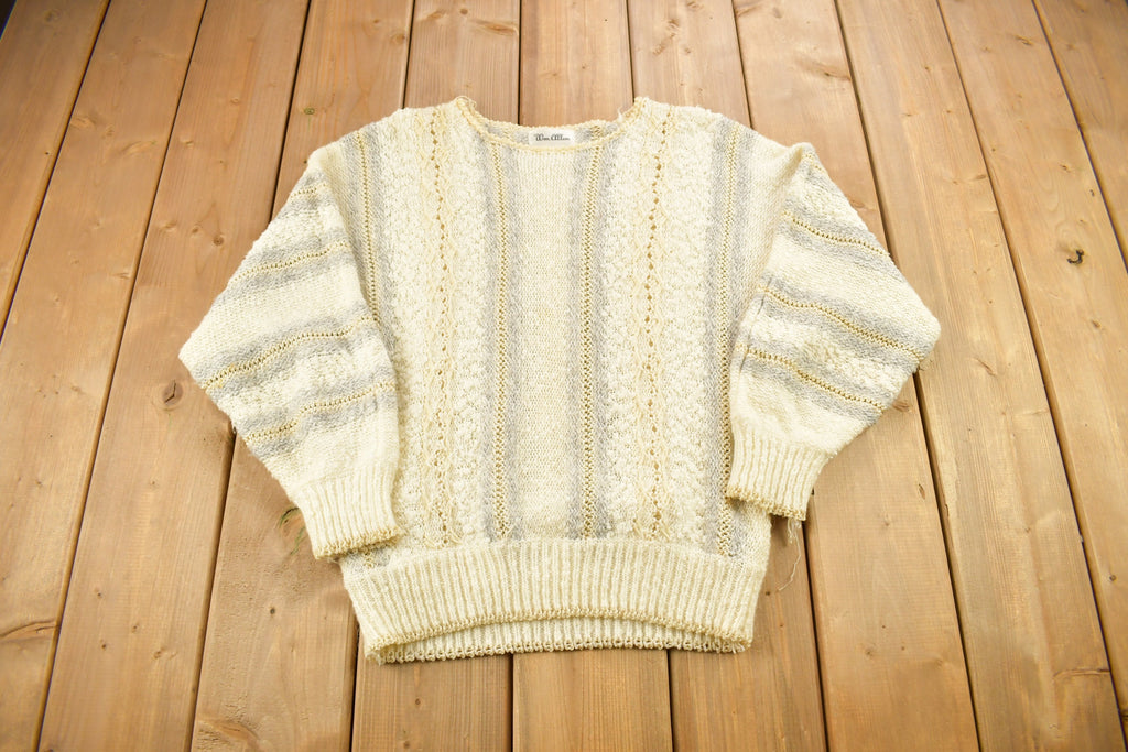 Vintage 1990s W.M Allen Knitted Women's Crewneck Sweater