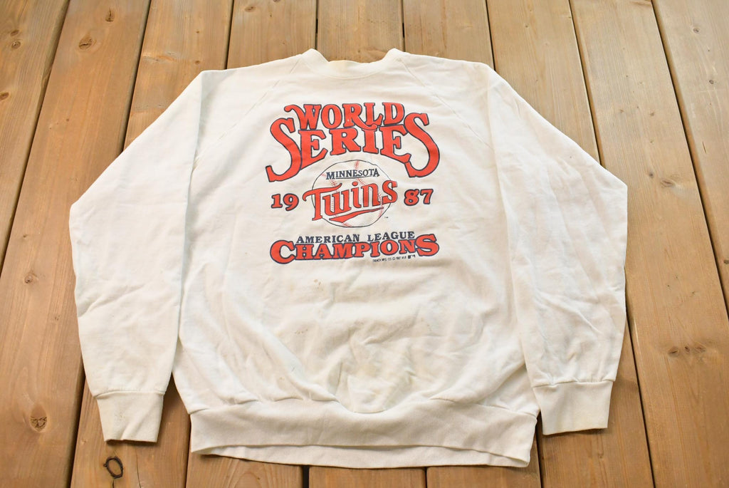 1987 Minnesota Twins World Series Champions Crewneck Sweatshirt Men's Medium