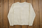 Vintage 1980s Carol Brent Knitted Cardigan Sweater