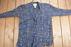 Vintage 1990s Worthington Knit Cardigan Sweater
