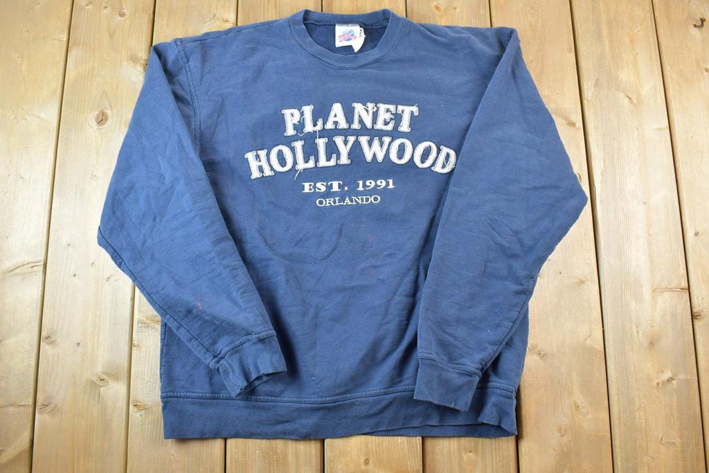 Vintage 1990s Planet Hollywood Orlando Crewneck Sweatshirt