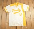 Vintage 1980s Presby Pizza Parlour Baseball Button Up Shirt