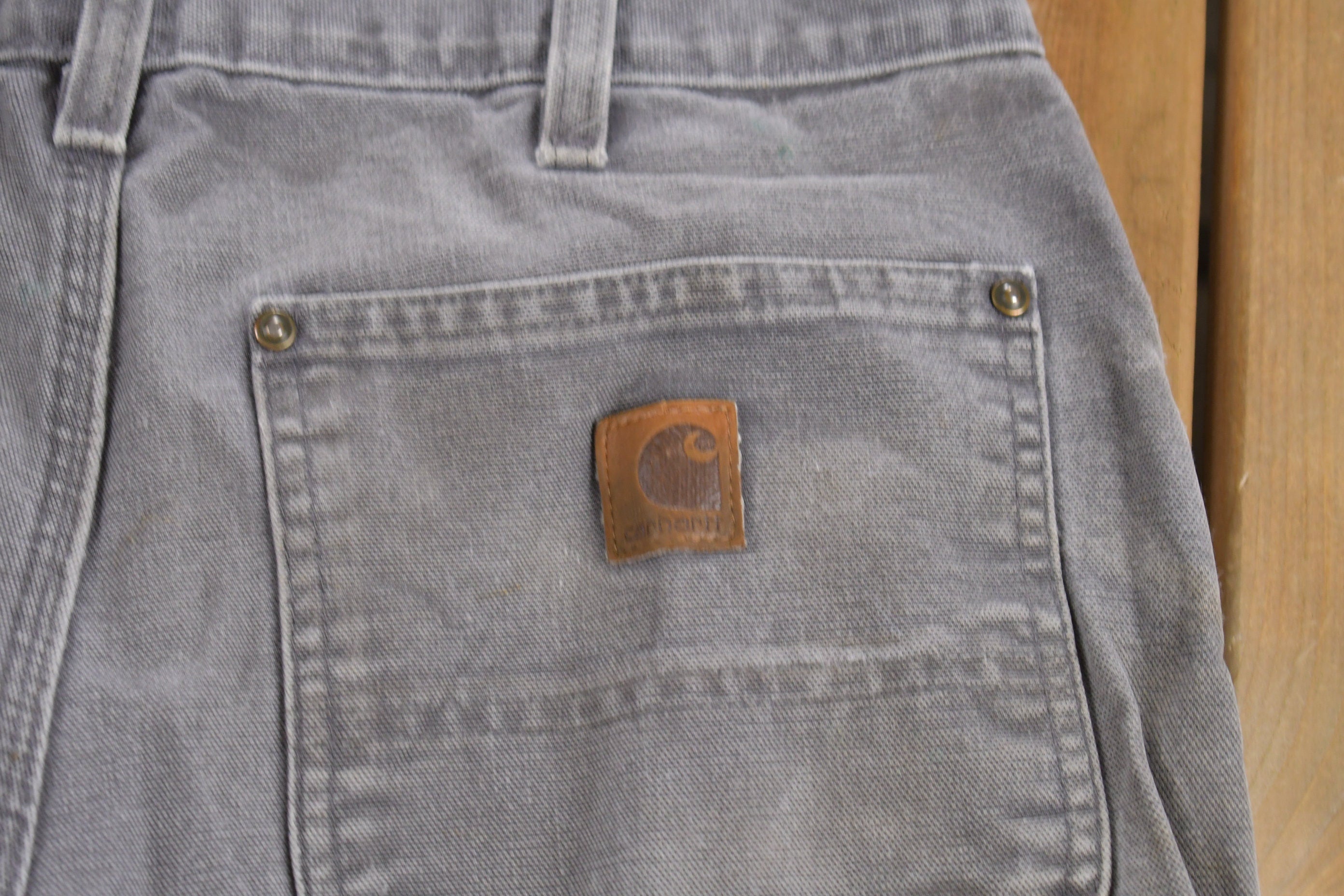Vintage 1990s Carhartt Double Knee Work Pants Size 30 x 27.5