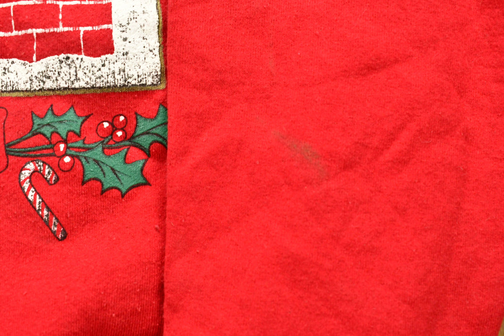 Vintage Christmas Crewneck , 90s Crewneck , Cute Teddy Bear Graphic , Animals , Vintage Sweatshirt , Hand Painted