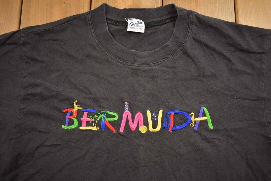 Vintage 1990s Bermuda Souvenir T Shirt