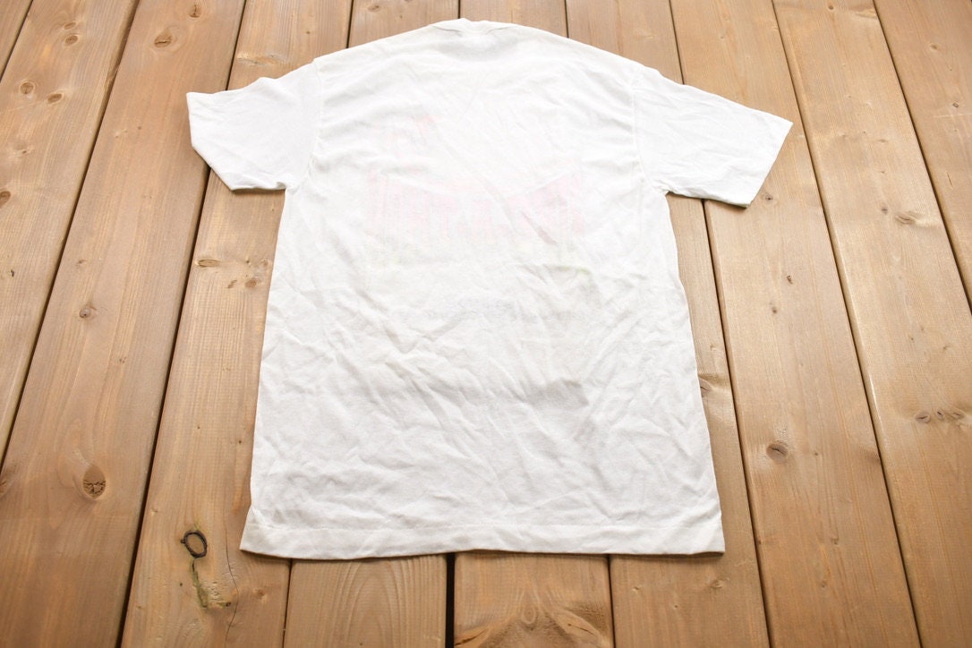 Vintage 1990s St. Jude Bike-A-Thon Colorful Graphic T-Shirt