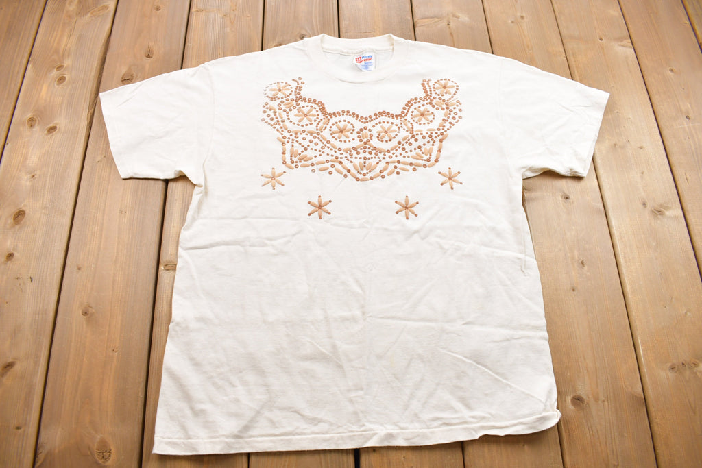 Vintage 1990s Hanes Graphic T Shirt