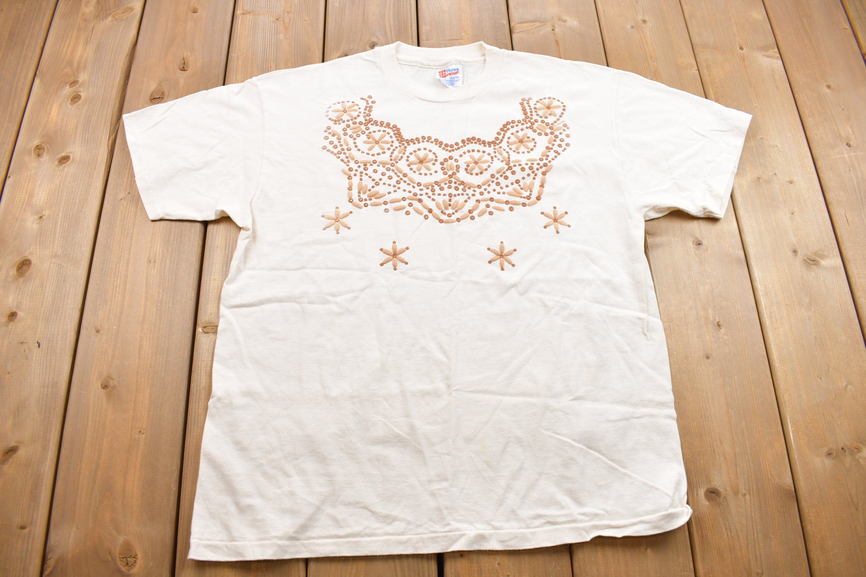 Vintage 1990s Hanes Graphic T Shirt