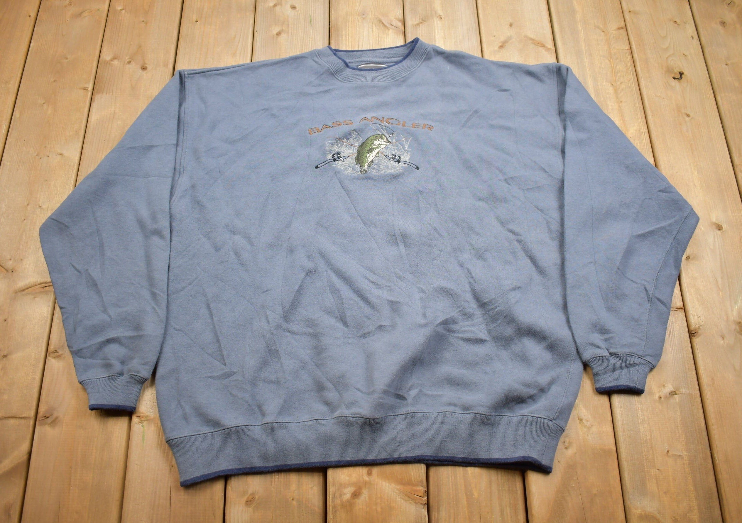 Vintage 1990s David Taylor Fishing Crewneck