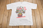 Vintage 1990s Looney Tunes Christmas Graphic T Shirt