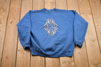 Vintage 1990s Paisley Print Crewneck Sweatshirt / 90s Crewneck / Souvenir / Athleisure / Streetwear / Travel And Tourism / 90s Hanes Herway