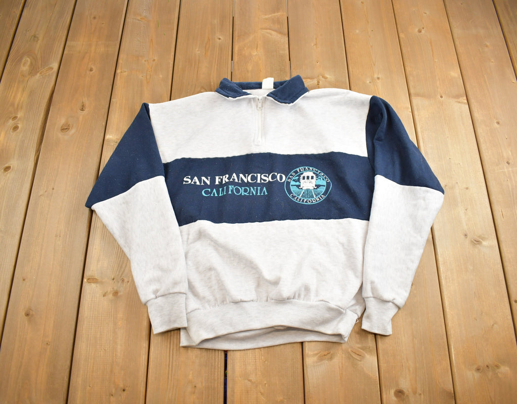 Vintage 1990s San Francisco California Souvenir Zip Up Sweatshirt Made In USA