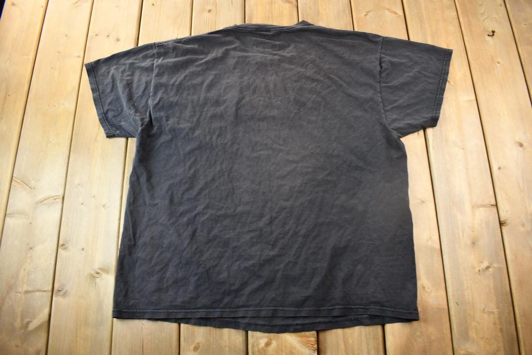 Vintage 1990s Charley Pride Music Tee / Size XL / American Singer / Sun Faded / 90s Tee