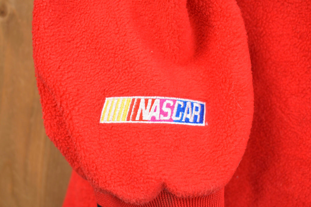 Vintage 1990s Sterling Marlin Quarter Zip Fleece Sweater