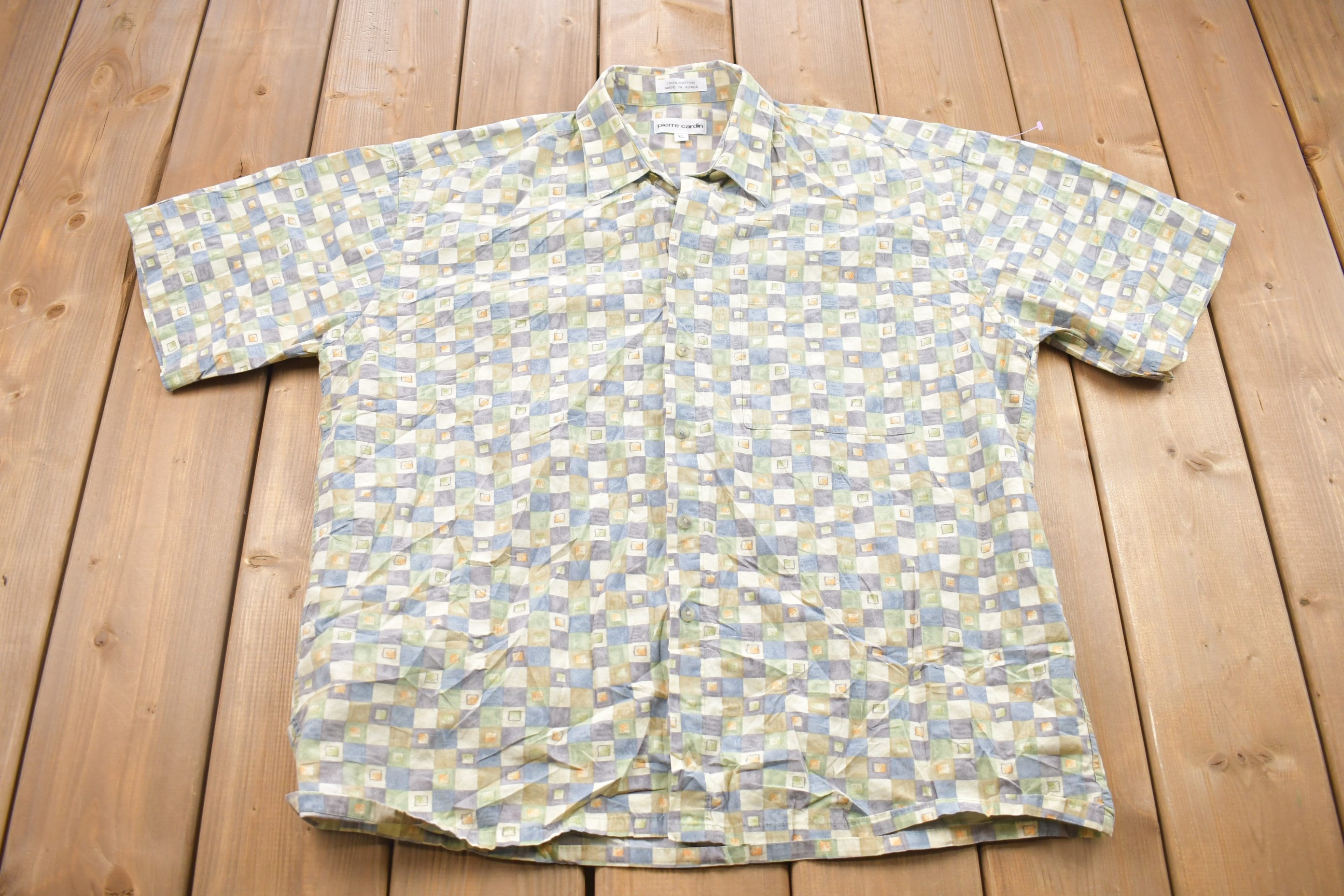 Vintage 1990s Pierre Cardin Button Up Shirt