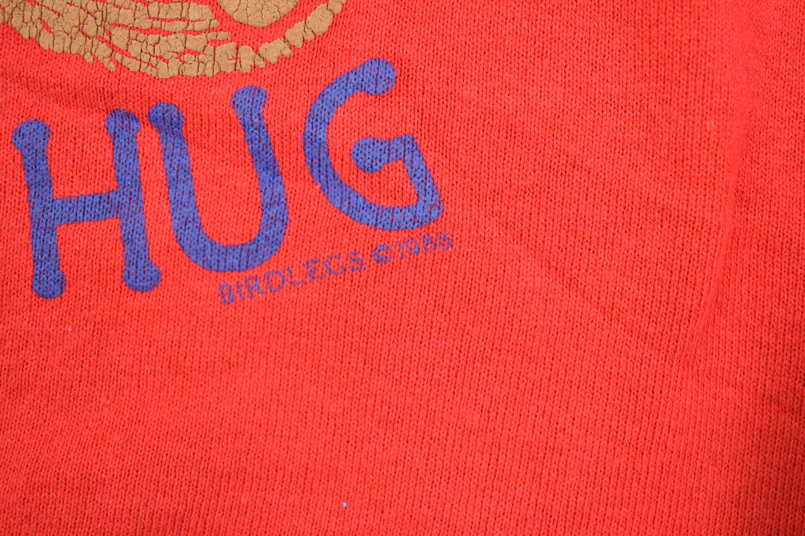 Vintage 1980s Teddy Bear Hug Crewneck Sweatshirt