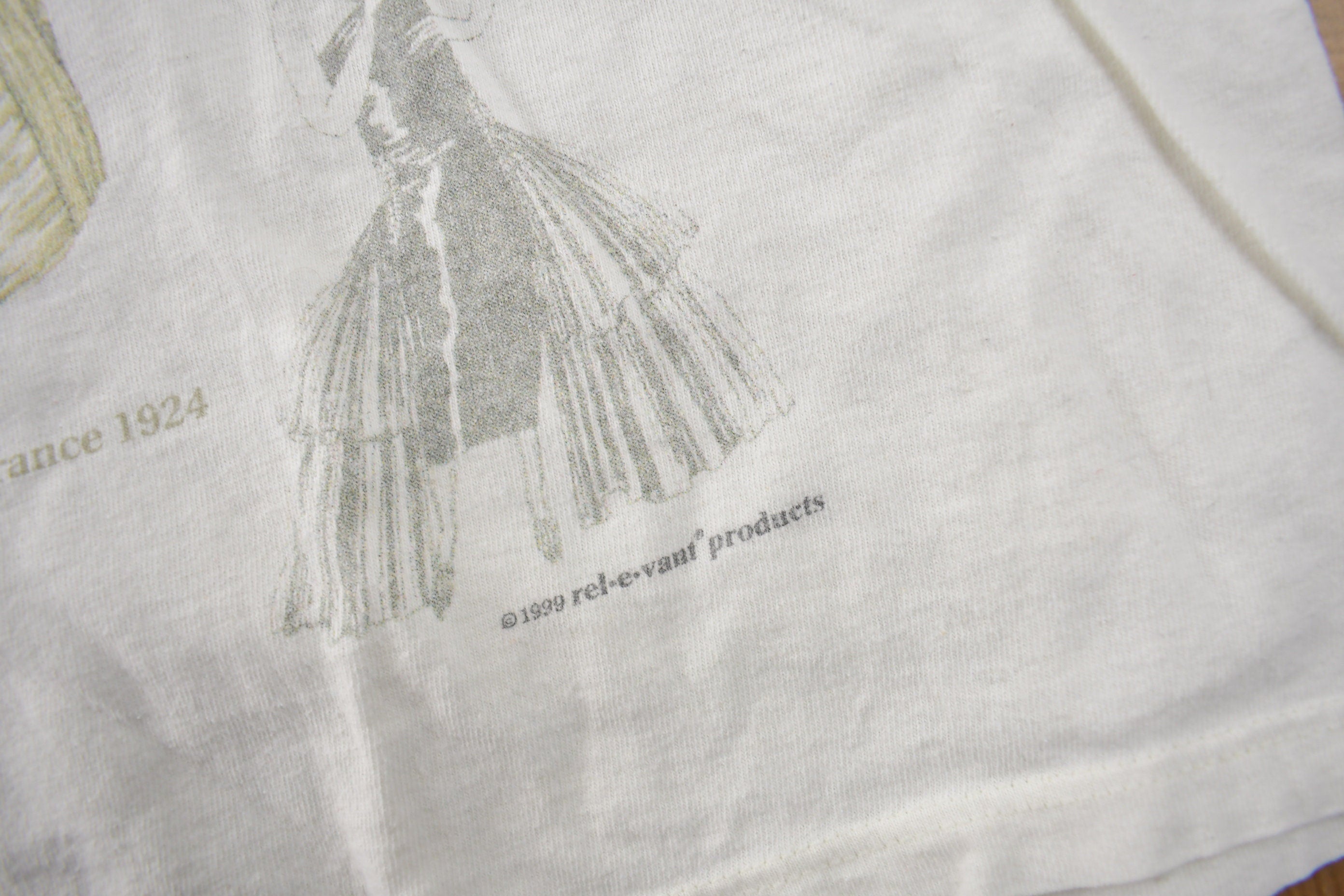 Vintage 1999 Fashion Of The Millennium All Over Print Graphic T Shirt Made In USA