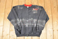 Vintage 1990s Artisans Winter Cardinal AOP Double Collar Button Up Crewneck Sweatshirt Women's L