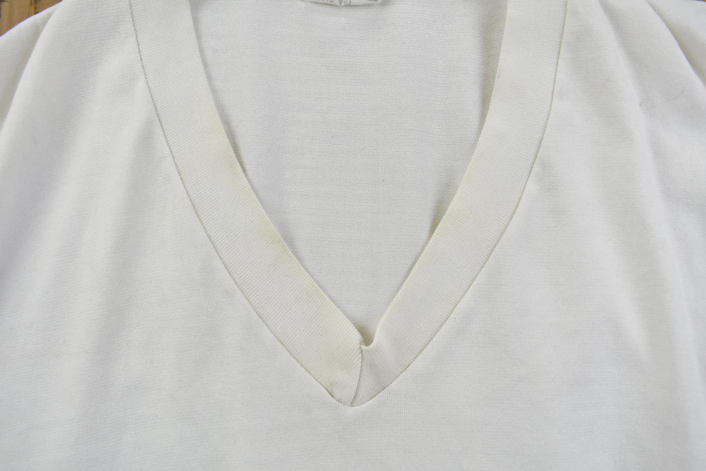 True Vintage 1970s Sears Simple V Neck T Shirt