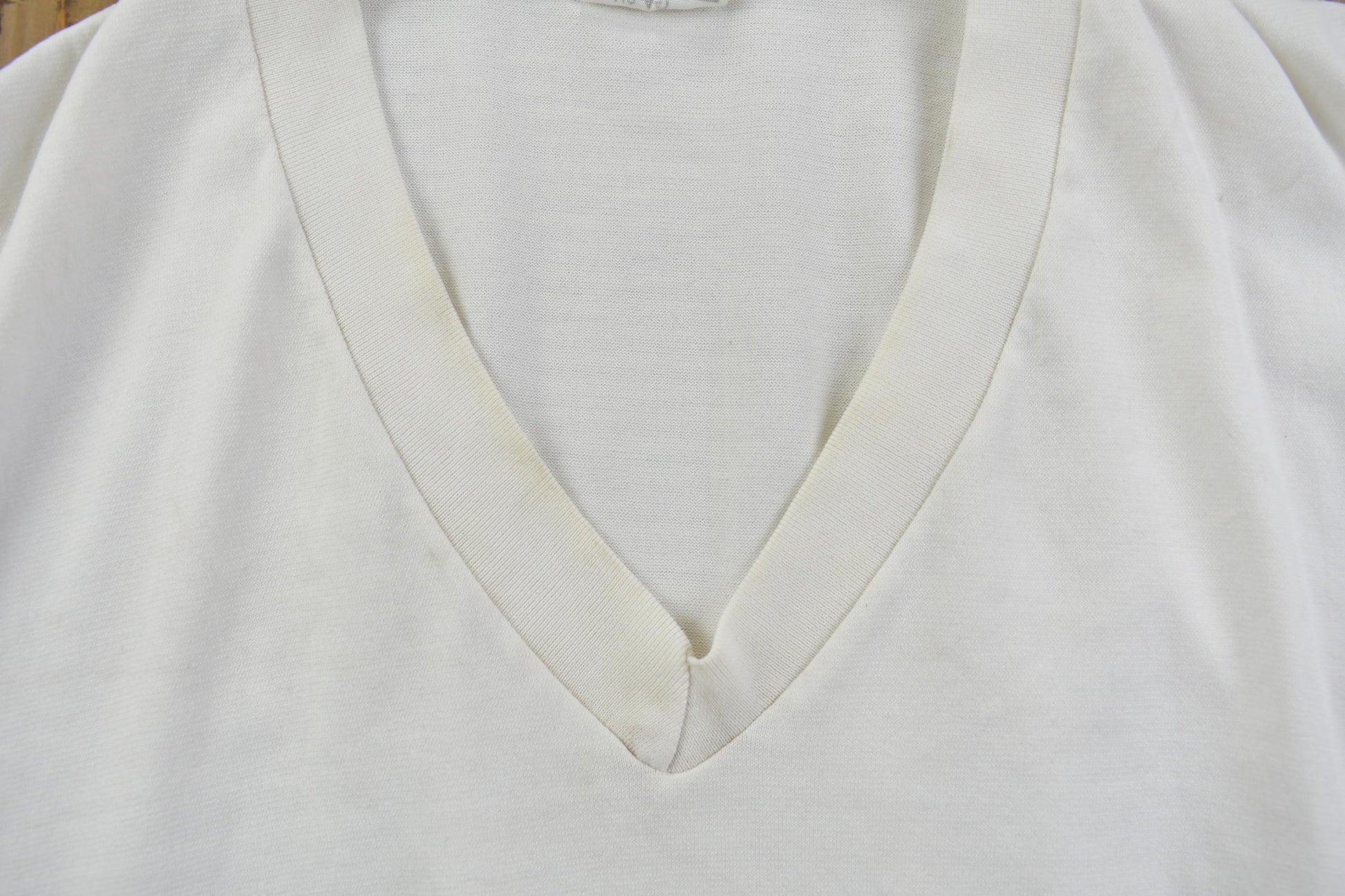 True Vintage 1970s Sears Simple V Neck T Shirt