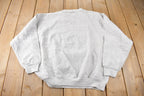 Vintage 1990s GP Bull Pups Embroidered Crewneck Sweatshirt Made In USA