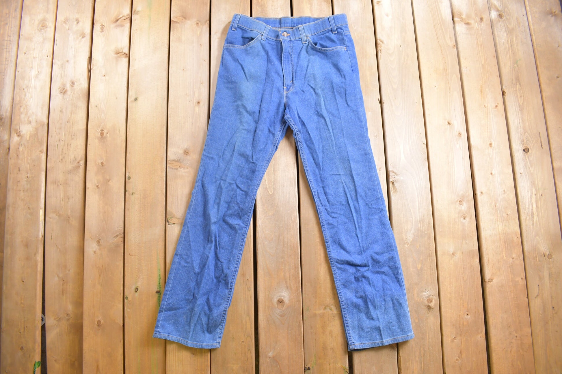 Vintage 1980s Levi's Brown Tab Action Jeans Denim Jeans Size 32 x 31