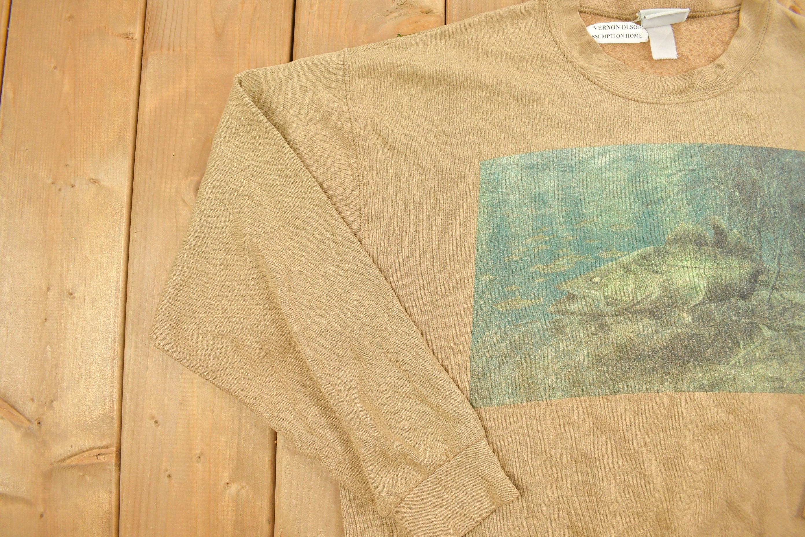 Vintage 1990s Big Fish Crewneck