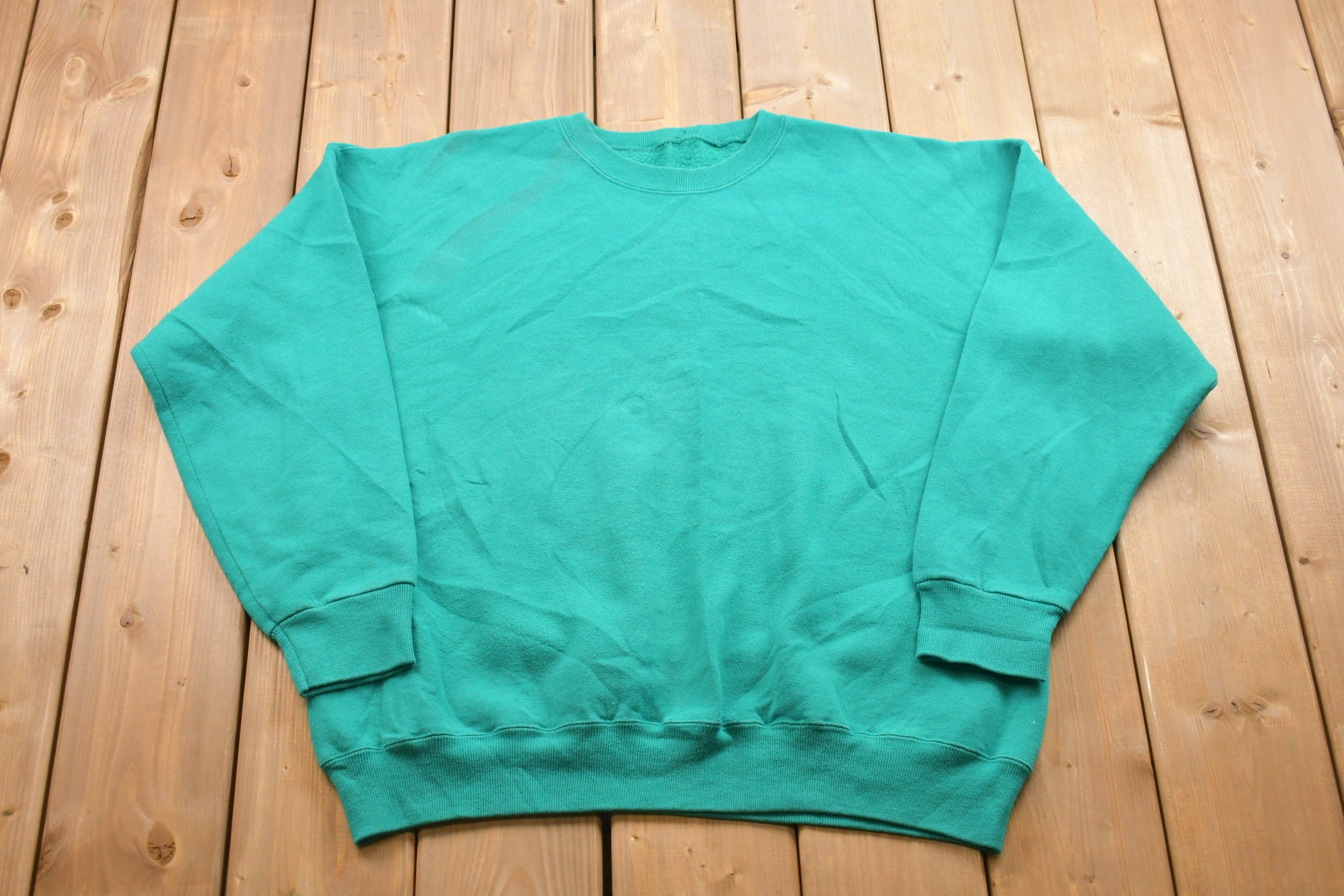 Vintage 1990s Blank Essential Crewneck Sweatshirt